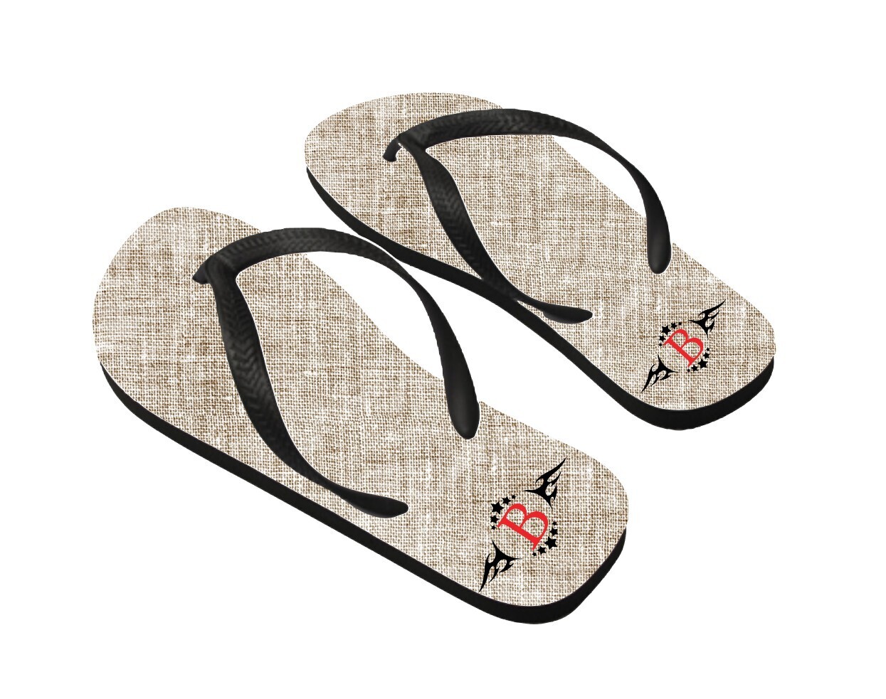 Personalized Flip Flops Monogram