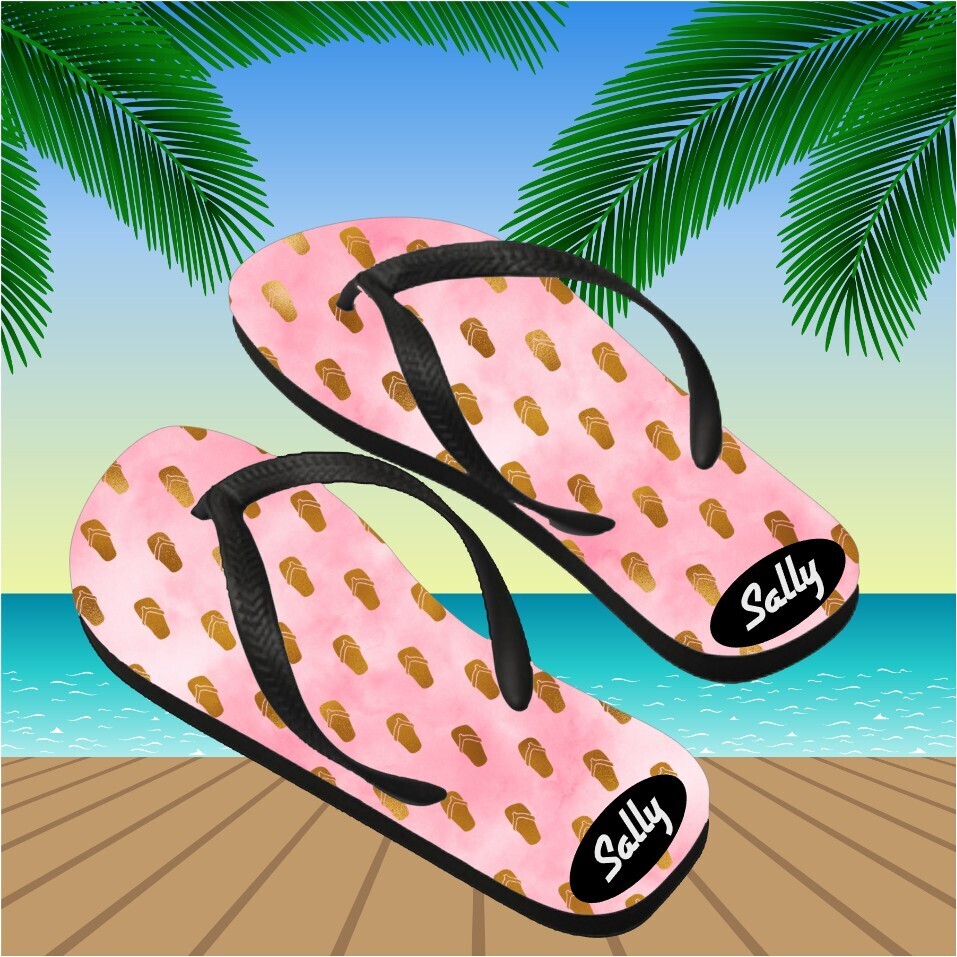 Personalized Flip Flops