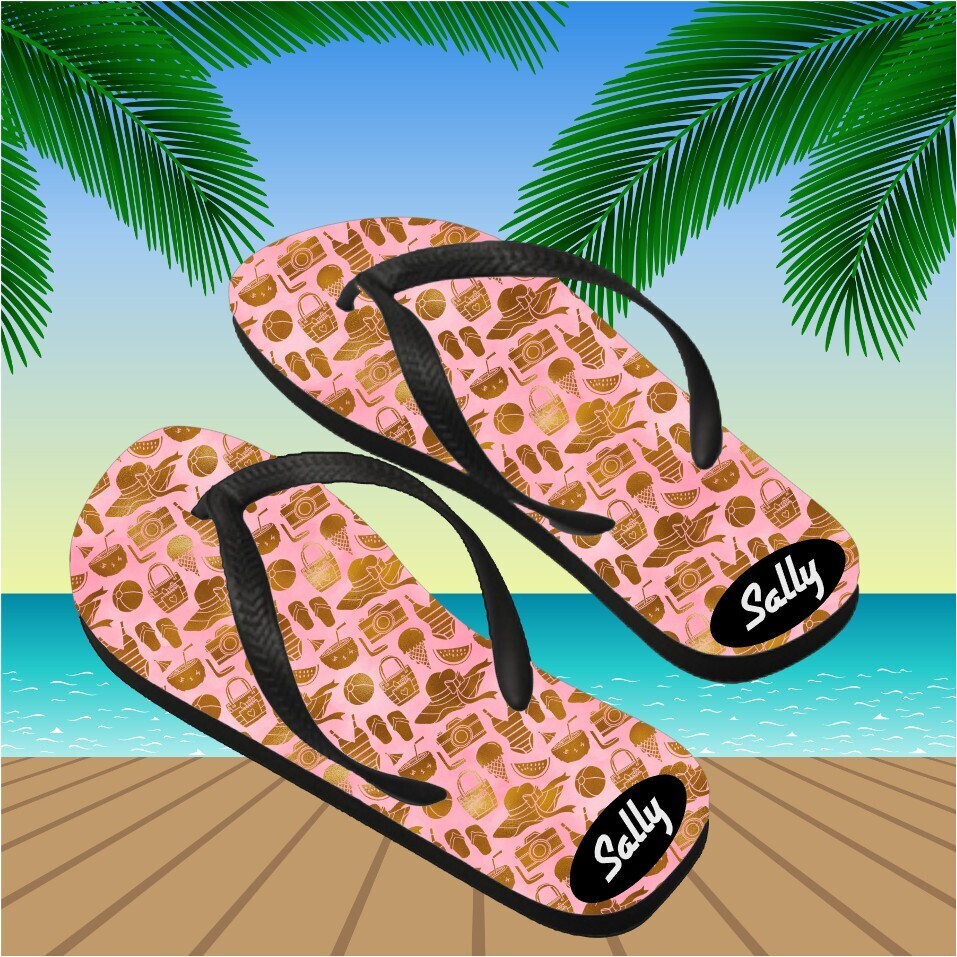 Personalized Flip Flops
