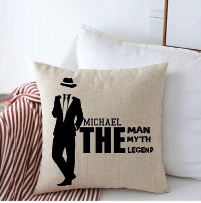 Personalized Throw Pillows for Him-Man Cave-Den-Gifts for Him-Gift for Dad-Holiday-Birthday