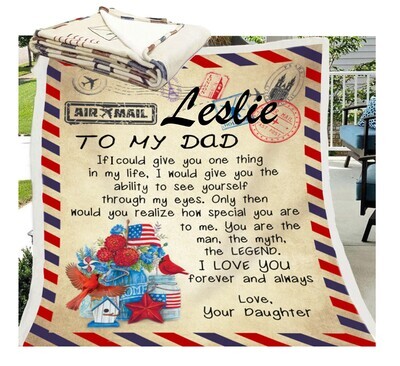 Customized Love Note Throw Blankets for Family &amp; Friends-Valentines Gift-Birthday Gift-Gift for Father-Gift for Wife-Gift for Son-Gift for Girlfriend-Gift for Daughter-Gift for Mother