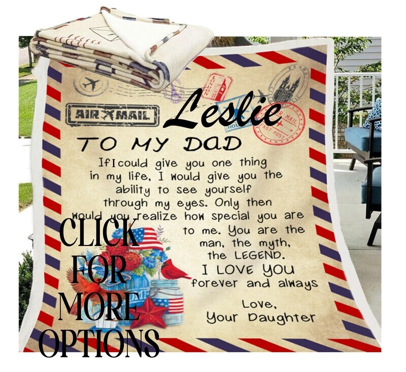 Customized Love Note Throw Blankets for Family &amp; Friends-Valentines Gift-Birthday Gift-Gift for Father-Gift for Wife-Gift for Son-Gift for Girlfriend-Gift for Daughter-Gift for Mother