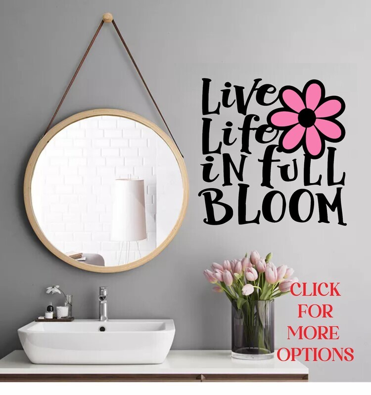 Motivational Wall Decal Stickers| Bedroom Decor| Bathroom Wall Art| Wall Quotes| Mirror Decor