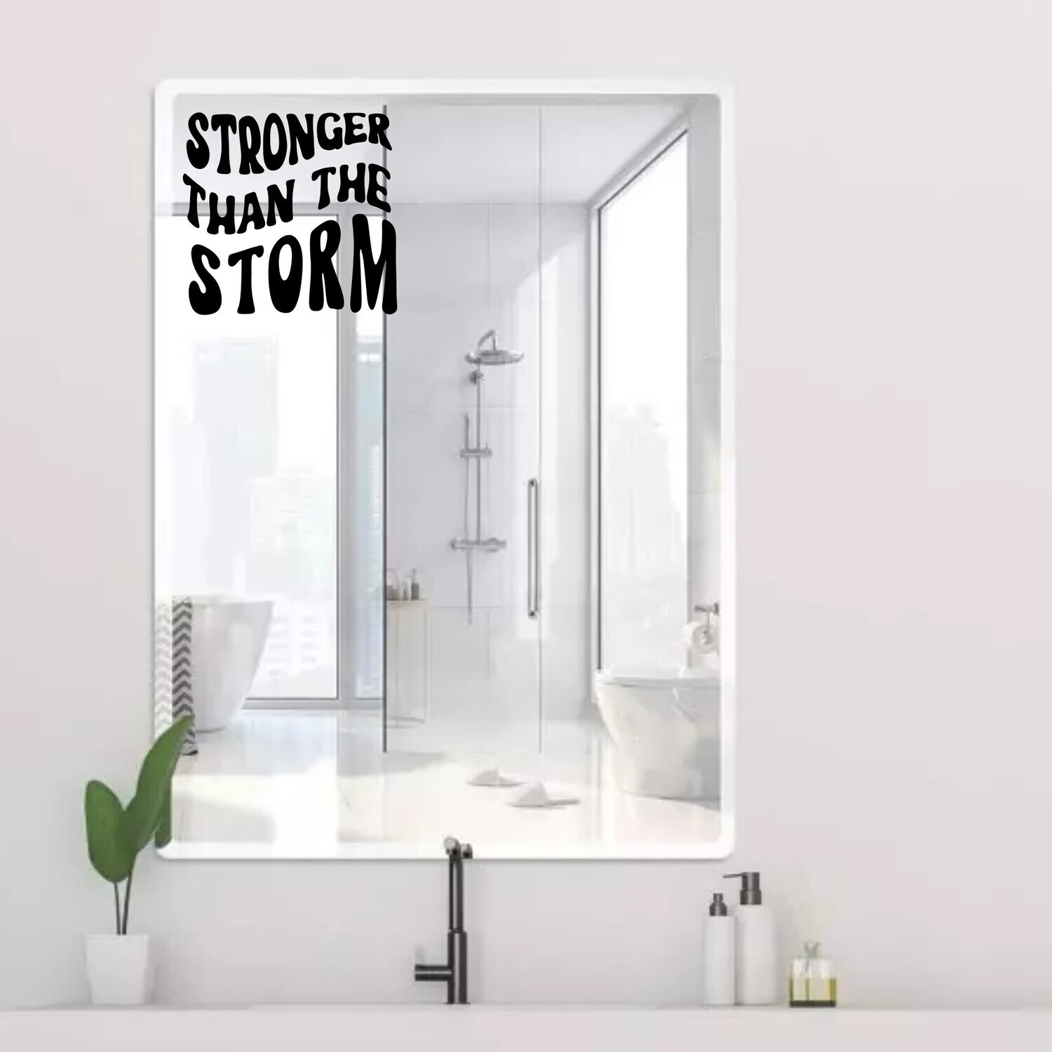 Motivational Wall Decal Stickers| Bedroom Decor| Bathroom Wall Art| Wall Quotes| Mirror Decor