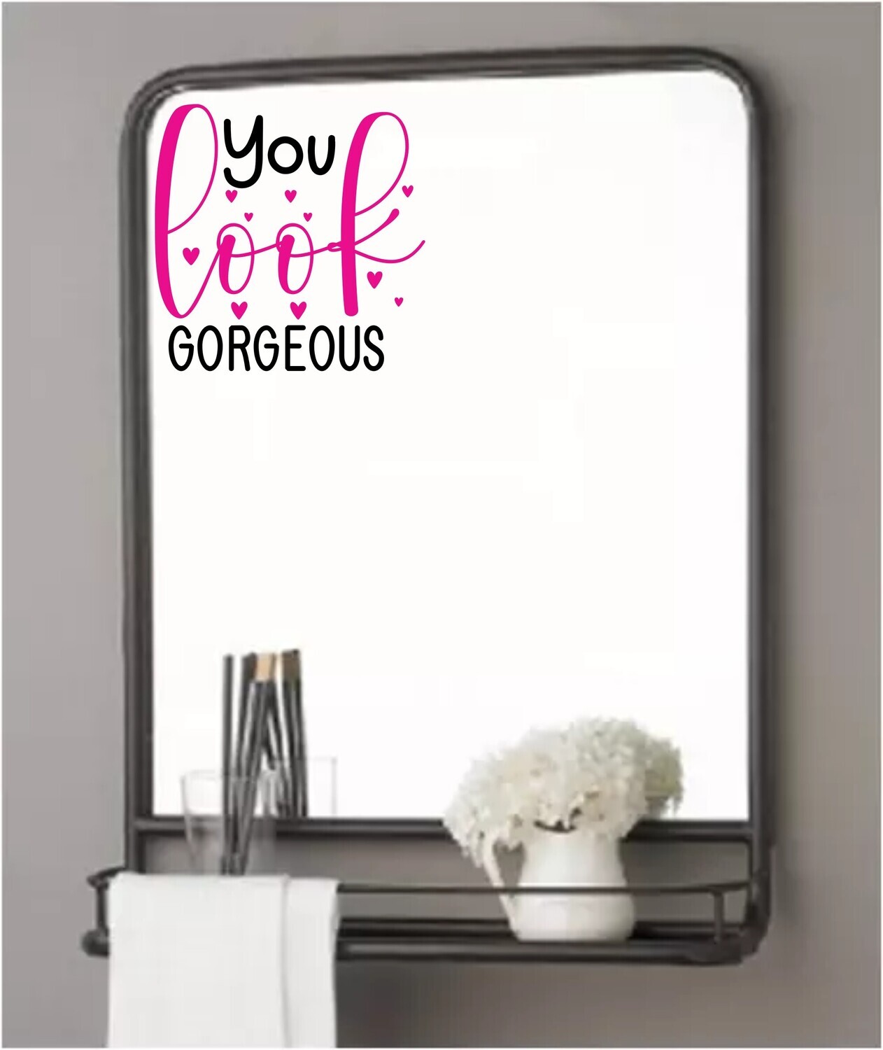 Motivational Wall Decal Stickers| Bedroom Decor| Bathroom Wall Art| Wall Quotes| Mirror Decor