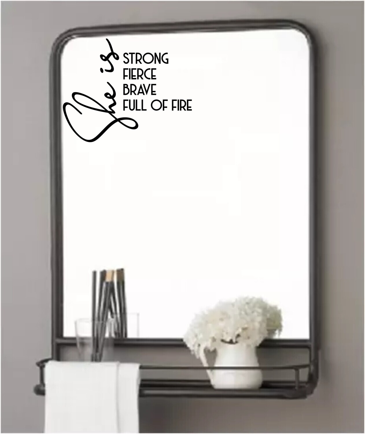 Motivational Wall Decal Stickers| Bedroom Decor| Bathroom Wall Art| Wall Quotes| Mirror Decor