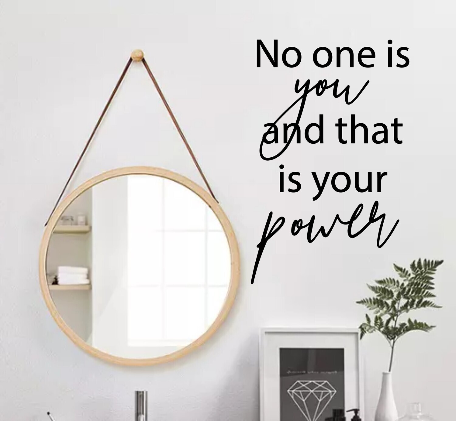 Motivational Wall Decal Stickers| Bedroom Decor| Bathroom Wall Art| Wall Quotes| Mirror Decor