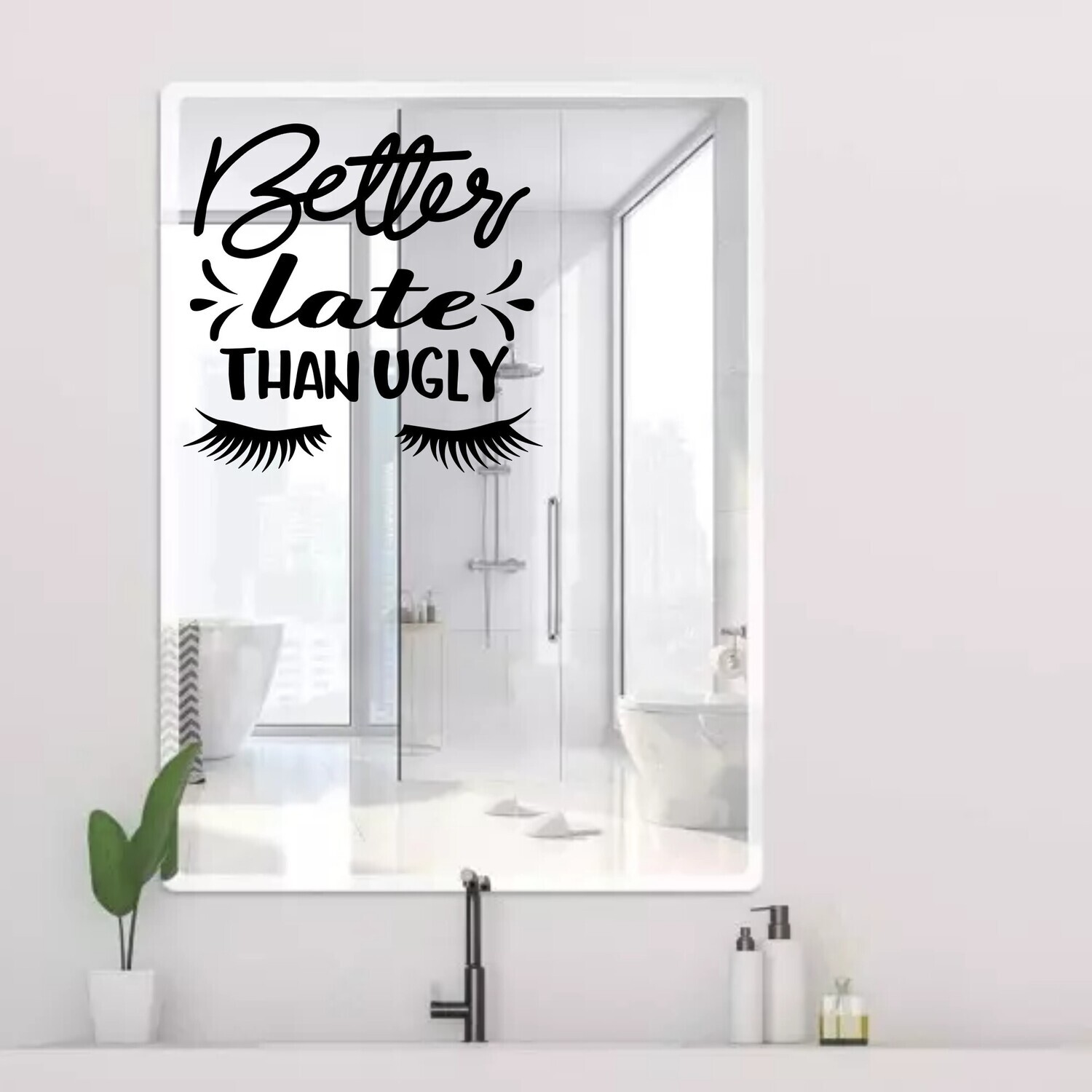Motivational Wall Decal Stickers| Bedroom Decor| Bathroom Wall Art| Wall Quotes| Mirror Decor