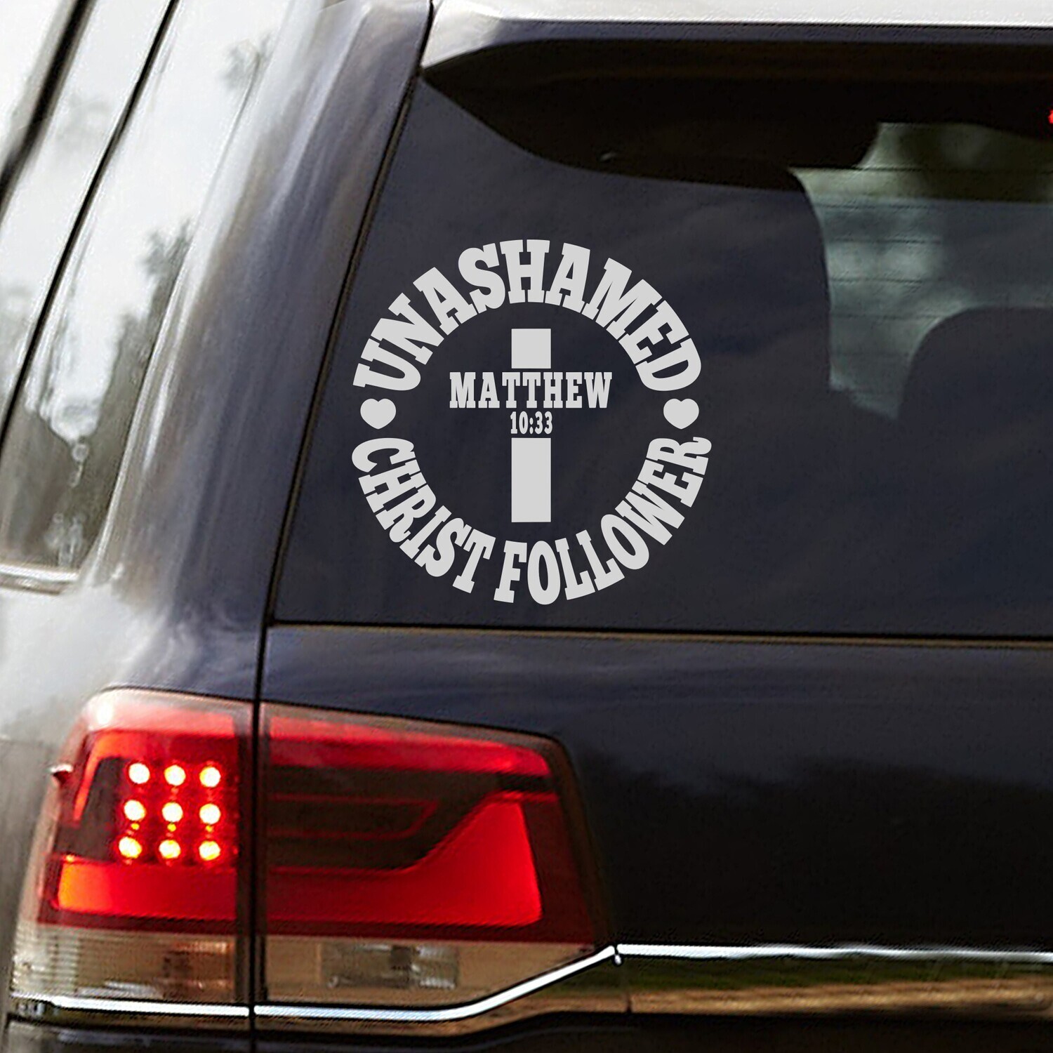Inspirational Vinyl Adhesive Decal Stickers| Car Window Sticker| Car Decal| Truck Decal| Religious Christian Vinyl decal| Bumper Sticker| Rearview Mirror Stickers