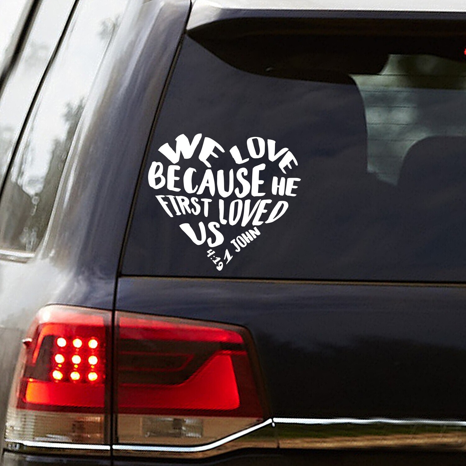 Inspirational Vinyl Adhesive Decal Stickers| Car Window Sticker| Car Decal| Truck Decal| Religious Christian Vinyl decal| Bumper Sticker| Rearview Mirror Stickers