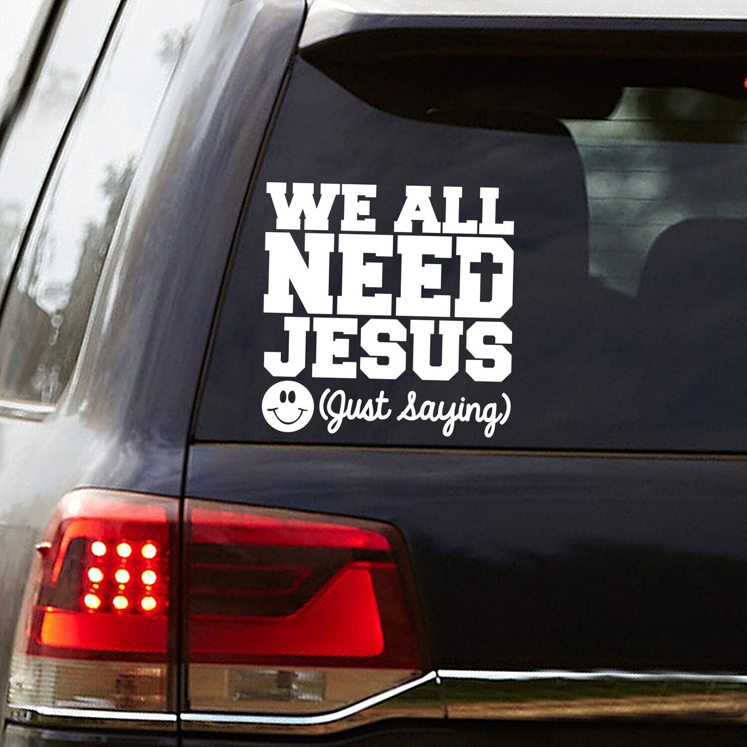 Inspirational Vinyl Adhesive Decal Stickers| Car Window Sticker| Car Decal| Truck Decal| Religious Christian Vinyl decal| Bumper Sticker| Rearview Mirror Stickers
