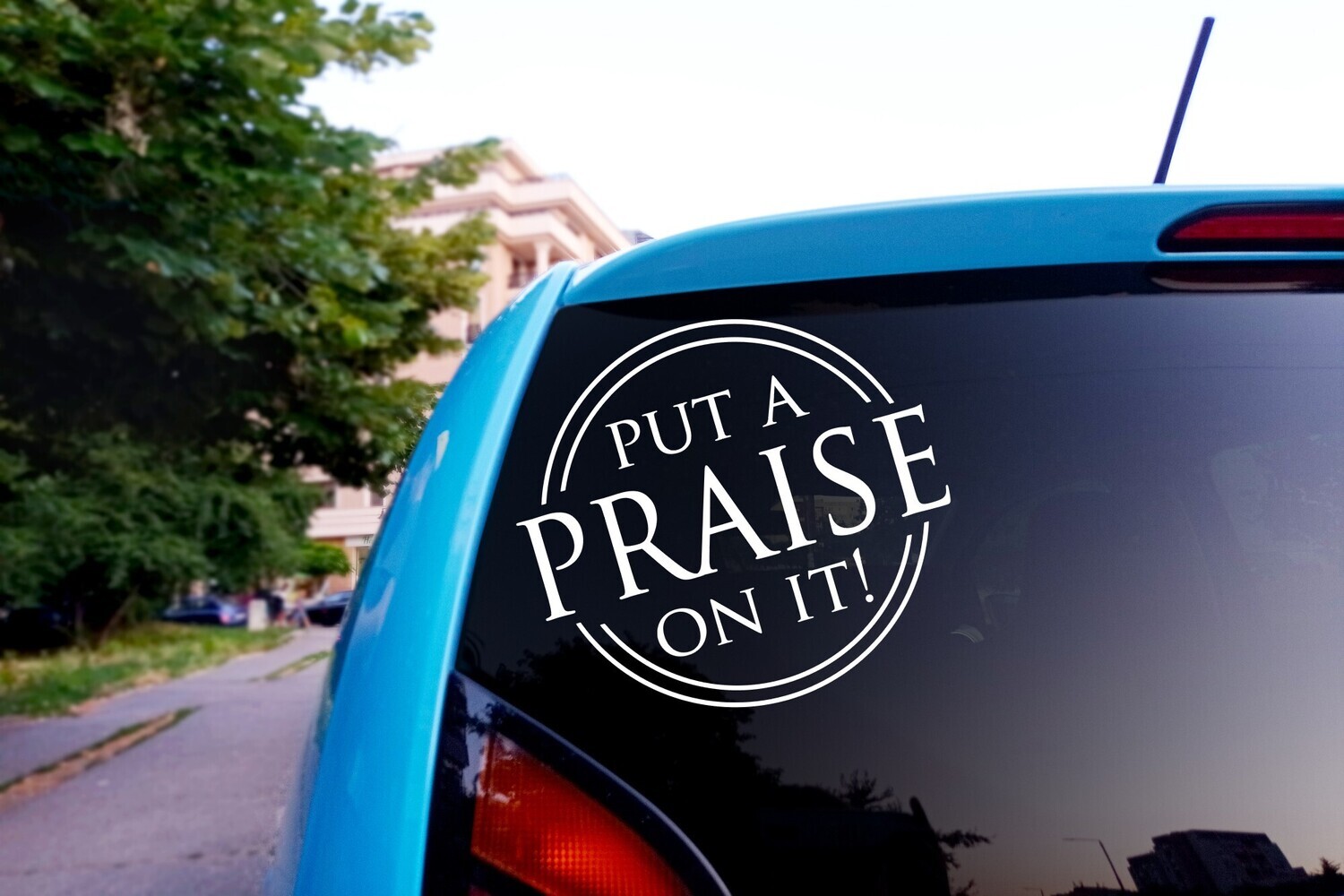 Inspirational Vinyl Adhesive Decal Stickers| Car Window Sticker| Car Decal| Truck Decal| Religious Christian Vinyl decal| Bumper Sticker| Rearview Mirror Stickers