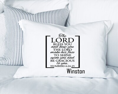 Personalized Prayer Pillowcase| Christian Comfort Gift| Custom Prayer Pillowcase| Faith-Inspired Bedroom Decor| Personalized Christian Gift| Bedtime Blessings| Sweet Dreams| Bedtime Prayer &amp; Scripture