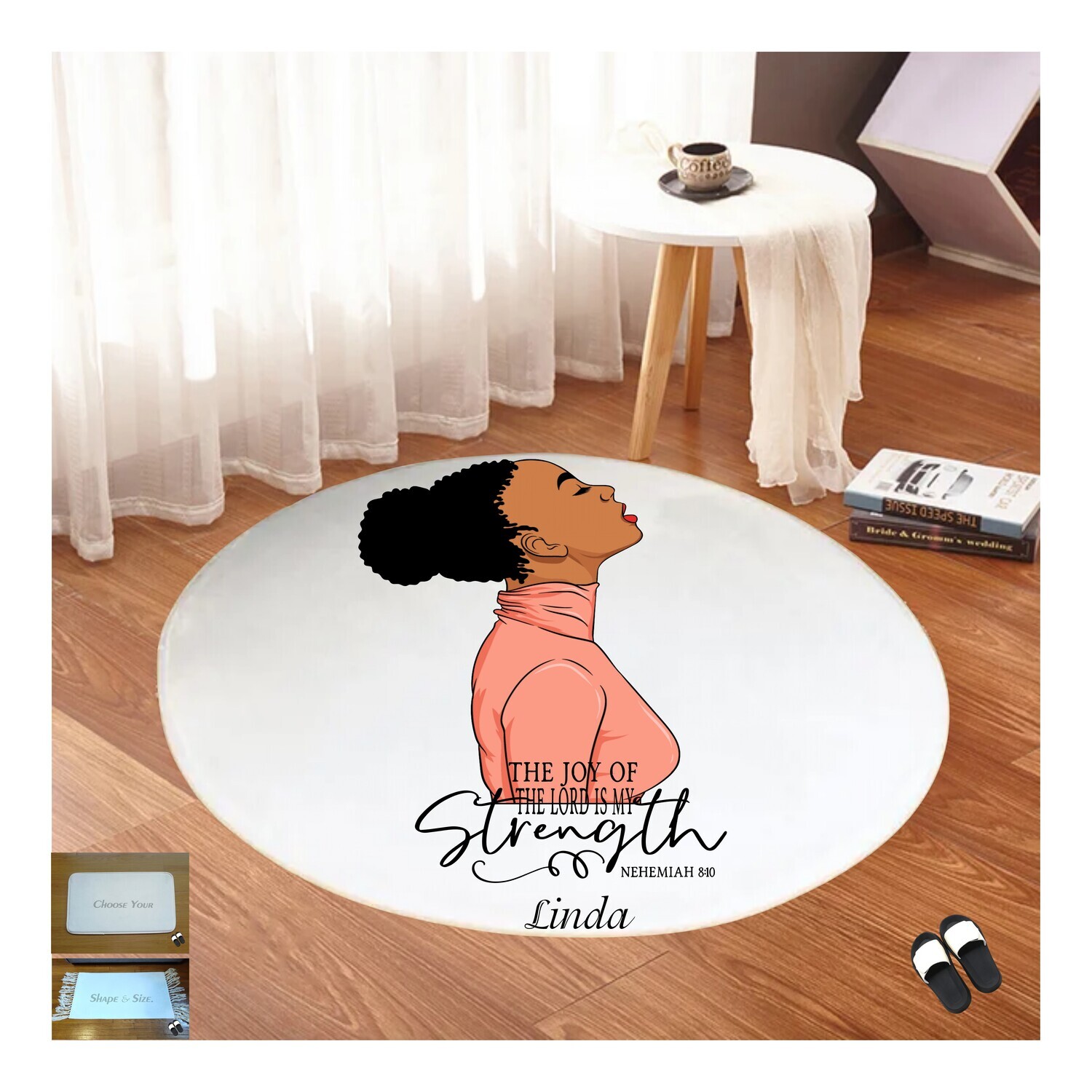 Christian Prayer Mat with Name |Religious Gift| Monogrammed Gift| Custom Church Gift| Blessing Mat| Prayer Room Accessory |Bedside Mat| Christian Comfort Gift| Faith-Inspired Home Decor