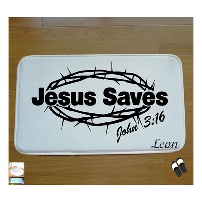 Christian Prayer Mat with Name |Religious Gift| Monogrammed Gift| Custom Church Gift| Blessing Mat| Prayer Room Accessory |Bedside Mat| Christian Comfort Gift| Faith-Inspired Home Decor