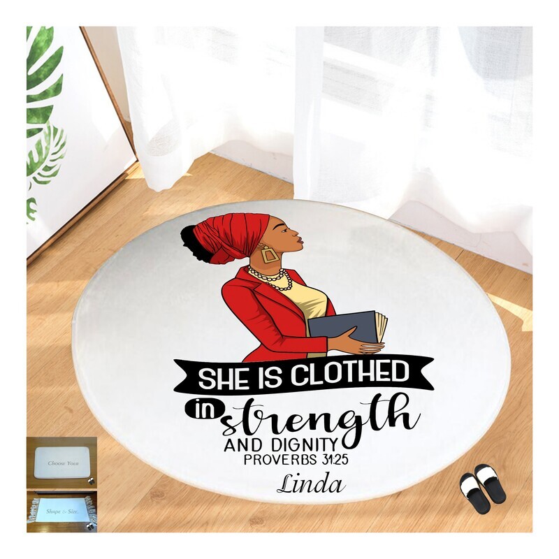 Christian Prayer Mat with Name |Religious Gift| Monogrammed Gift| Custom Church Gift| Blessing Mat| Prayer Room Accessory |Bedside Mat| Christian Comfort Gift| Faith-Inspired Home Decor