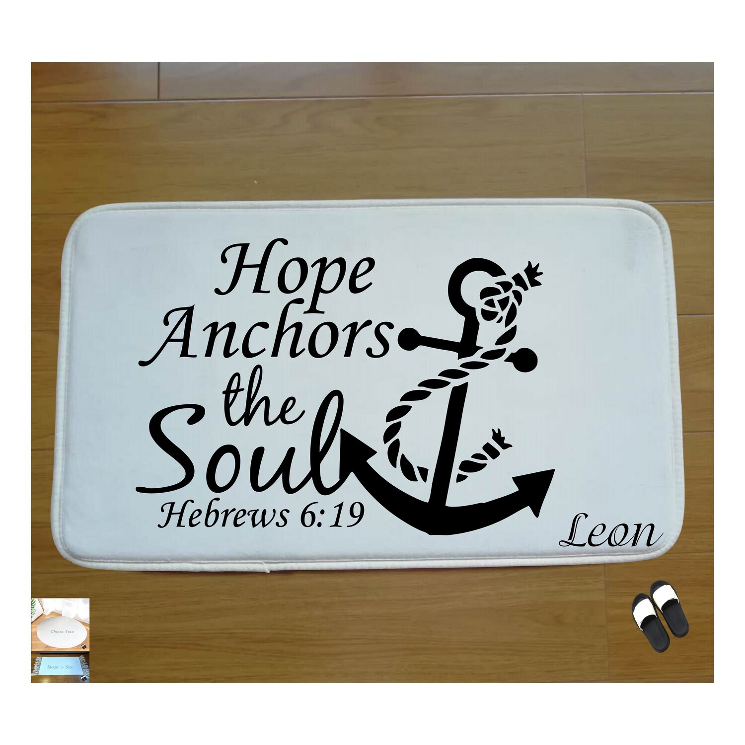Christian Prayer Mat with Name |Religious Gift| Monogrammed Gift| Custom Church Gift| Blessing Mat| Prayer Room Accessory |Bedside Mat| Christian Comfort Gift| Faith-Inspired Home Decor