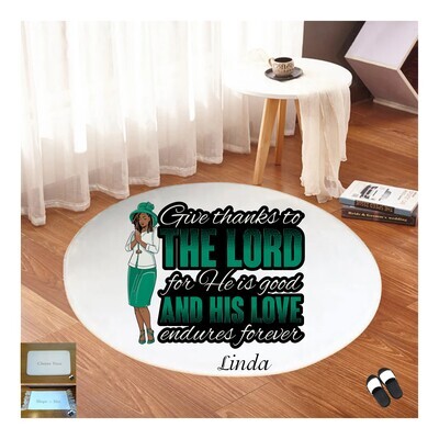 Christian Prayer Mat with Name |Religious Gift| Monogrammed Gift| Custom Church Gift| Blessing Mat| Prayer Room Accessory |Bedside Mat| Christian Comfort Gift| Faith-Inspired Home Decor