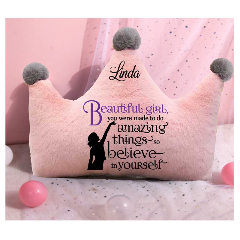 Customized Throw Pillows for Her &quot;Beautiful Girl&quot;| Gift for Daughter| Customized gift for Friend| Gift for Sister| Holiday Gift for Her| Housewarming Gift| Birthday Gift for her