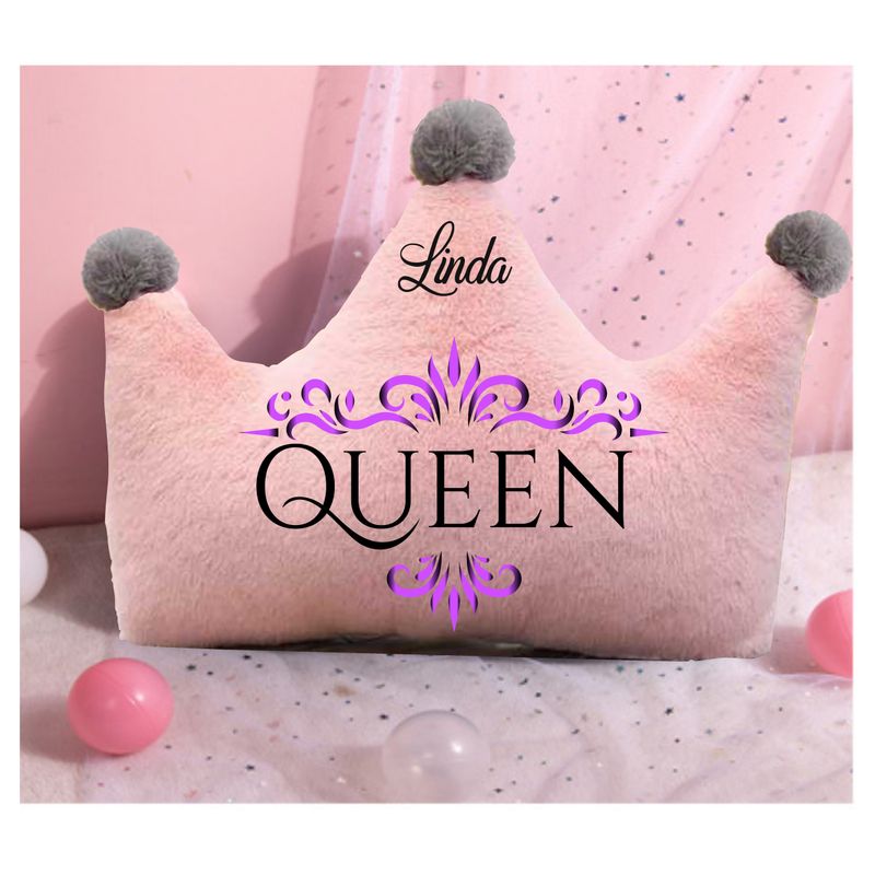 Customized Throw Pillows for Her &quot;Queen&quot;| Gift for Daughter| Customized gift for Friend| Gift for Sister| Holiday Gift for Her| Housewarming Gift| Birthday Gift for her