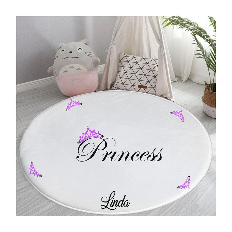 Customized Floor Mat &quot;Princess&quot;| Bedroom Mat| Customized gift for Friend| Gift for Sister| Holiday Gift for Her| Housewarming Gift| Birthday Gift for her