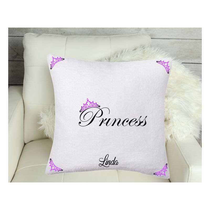 Customized Throw Pillows for Her &quot;Princess&quot;| Gift for Daughter| Customized gift for Friend| Gift for Sister| Holiday Gift for Her| Housewarming Gift| Birthday Gift for her