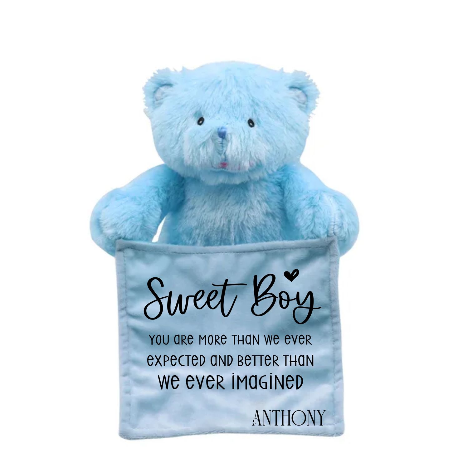Personalized NameSake Peek-A-Boo Teddy Bear &quot;SWEET GIRL/BOY&quot;| Personalized Toy| Plush Toy| Animated Toy| Personalized Teddy Bear| Stuffed Animals for all