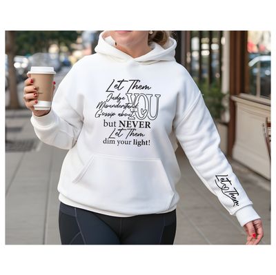 Premium Unisex Sweatshirt/Hoodie &#39;&#39;LET THEM&quot; Cozy Sweatshirt, Graphic Hoodie, Slouchy Sweatshirt, Cute Sweatshirt, Trendy Hoodie