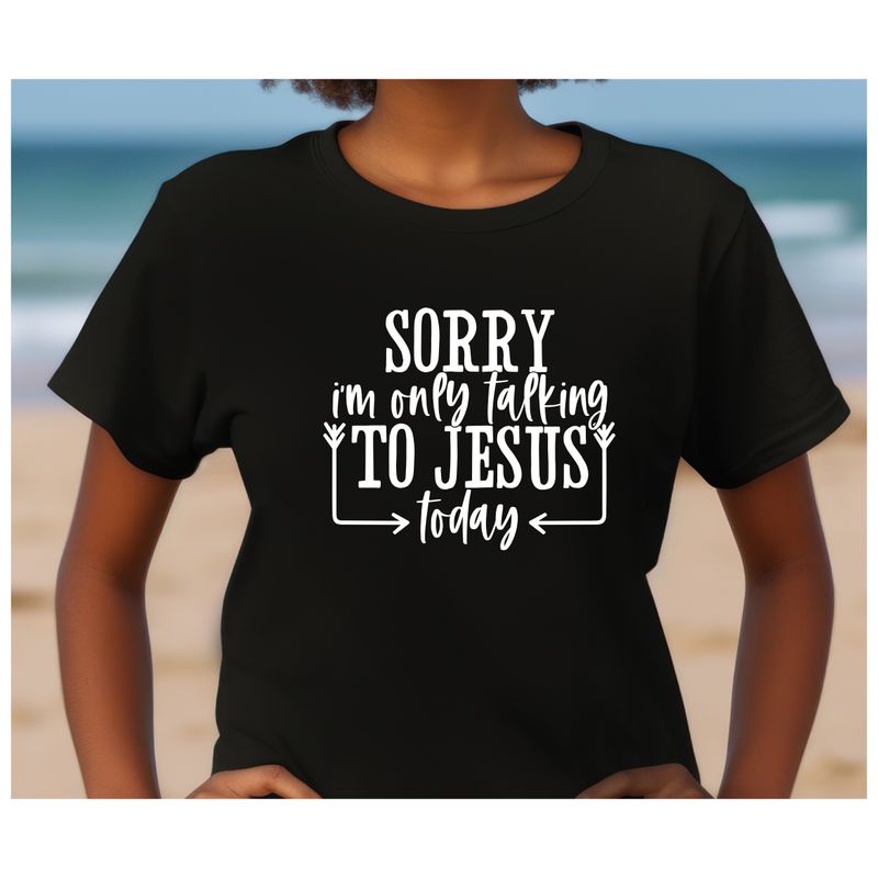 Premium Unisex t-shirt &#39;&#39;SORRY&quot; Christian, t-shirt, Cozy t-shirt, Graphic t-shirt, Inspirational t-shirt, Trendy t-shirt, Comfy fit t-shirt