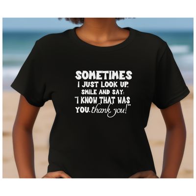 Premium Unisex t-shirt ''SOMETIMES I JUST" Christian, t-shirt, Cozy t-shirt, Graphic t-shirt, Inspirational t-shirt, Trendy t-shirt, Comfy fit t-shirt Premium Unisex t-shirt ''SOMETIMES I JUST" Christian, t-shirt, Cozy t-shirt, Graphic t-shirt, Inspirational t-shirt, Trendy t-shirt, Comfy fit t-shirt