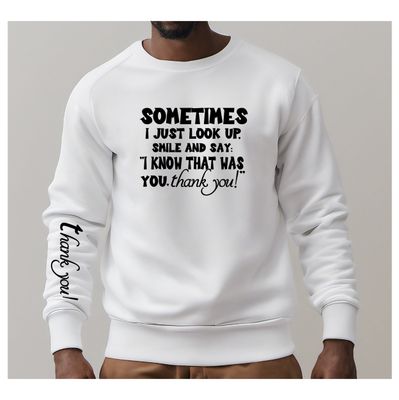 Premium Unisex Sweatshirt/Hoodie &#39;&#39;SOMETIMES I JUST&quot; Cozy Sweatshirt, Graphic Hoodie, Slouchy Sweatshirt, Christian Sweatshirt, Trendy Hoodie