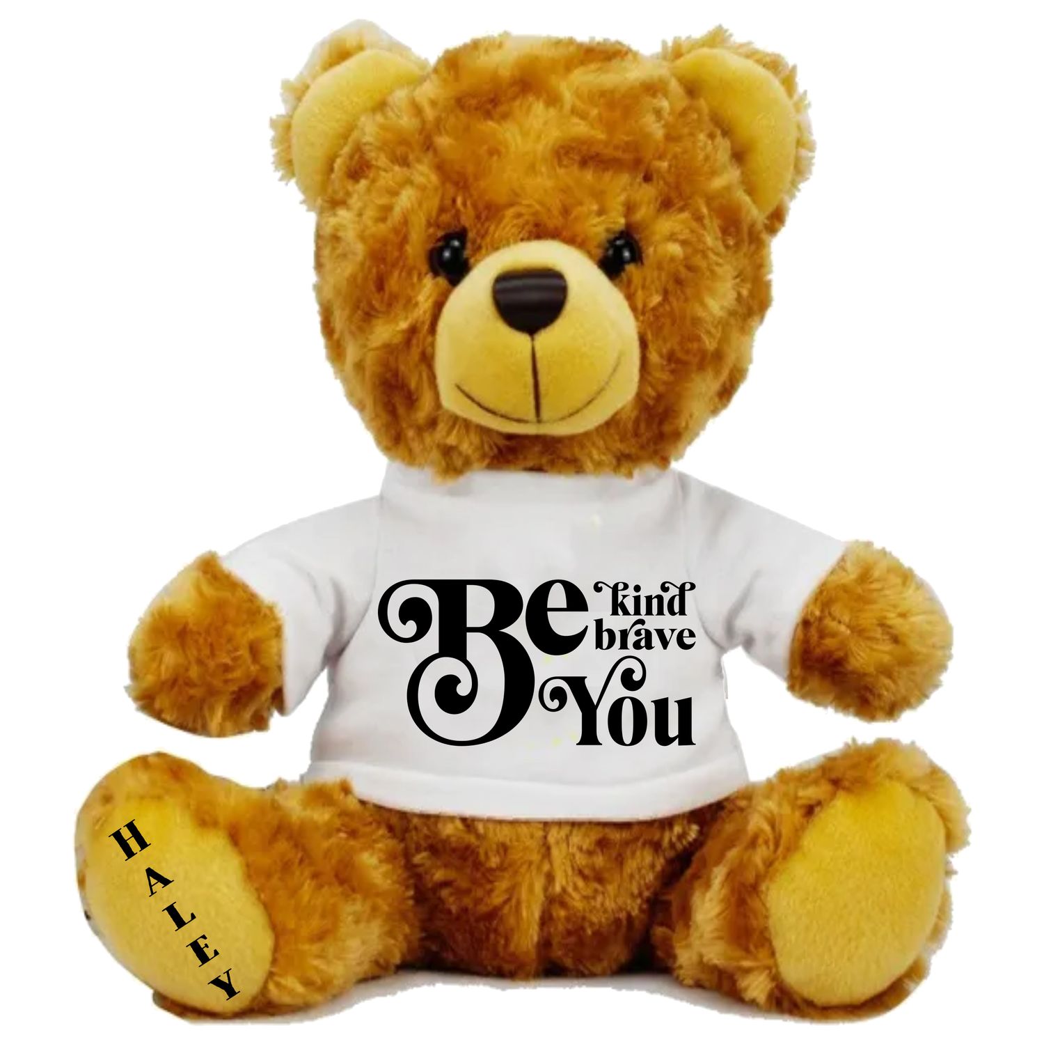 Personalized Inspirational Bear &quot;BE KIND&quot; | Friendship Bear| Birthday Bear| Confidence Bear| Teddy Bear with name| NameSake Teddy Bear| Customized Stuffed Animal| Grad Bear