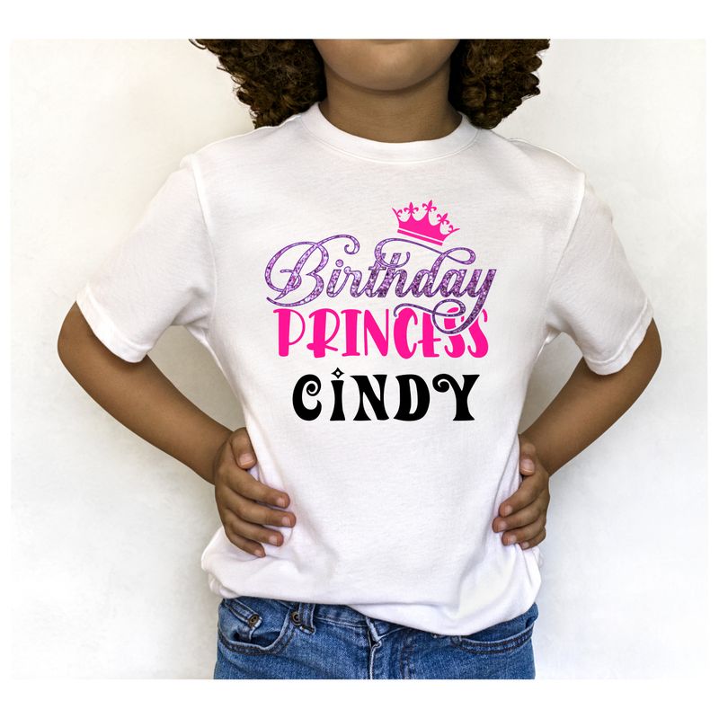 Birthday Shirt &quot;Birthday Princess&quot;, Custom Shirt, Birthday Shirt for Kids, Custom Birthday Shirt, Personalized Shirt