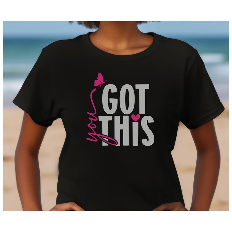 Premium Unisex t-shirt &#39;&#39;You Got This&quot; Cozy t-shirt, Graphic t-shirt, Cute t-shirt, Trendy t-shirt, Comfy fit t-shirt