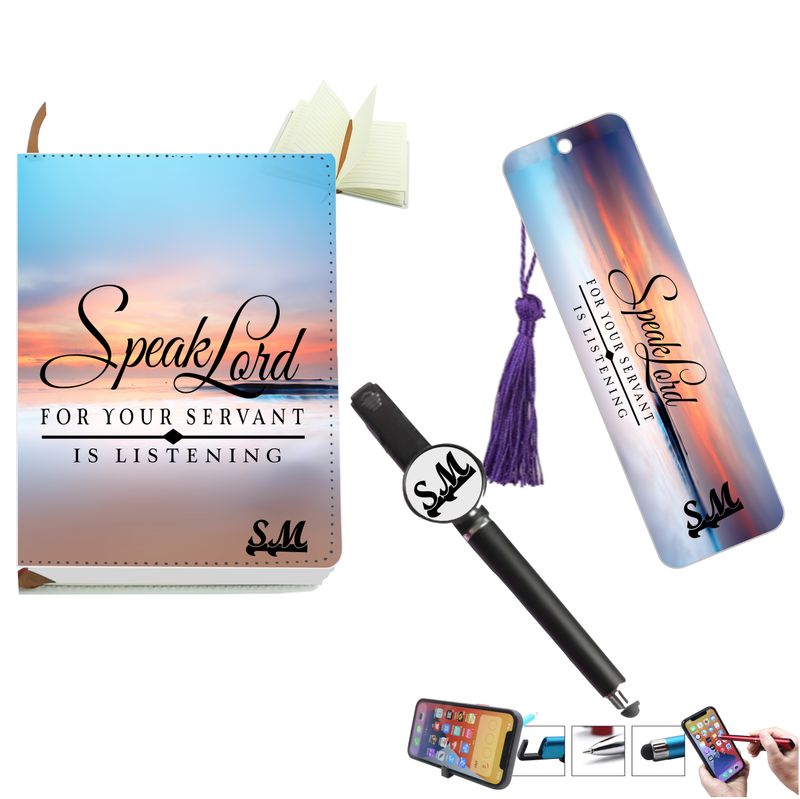 Personalized Journal with Matching Bookmark and Stylus pen, Personalized Prayer journal, Church Gift, Christian gift, Thank you gift, custom Pen, Custom Bookmark