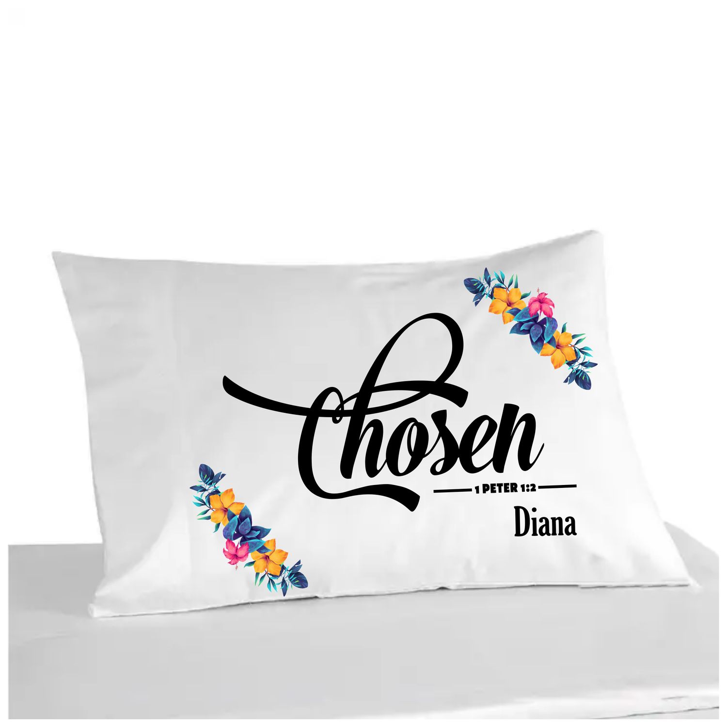 Bedtime Prayer Pillowcases &quot;Chosen&quot;| Sleep Pillows| Personalized Pillowcases| Prayer Pillows| Bedroom Accessories