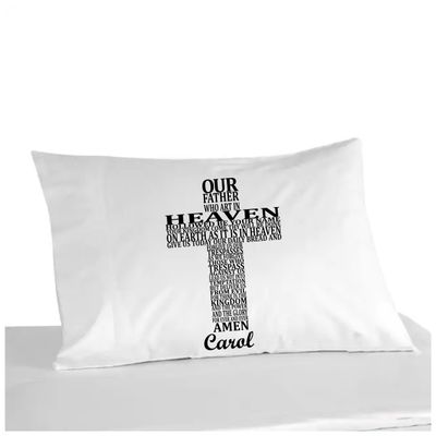Personalized Prayer Pillowcase| Christian Comfort Gift| Custom Prayer Pillowcase| Faith-Inspired Bedroom Decor| Personalized Christian Gift| Bedtime Blessings| Sweet Dreams| Bedtime Prayer &amp; Scripture