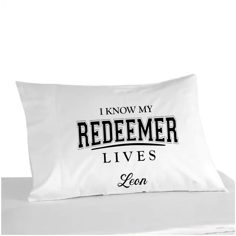 Personalized bedtime blessing pillowcase for spiritual comfort