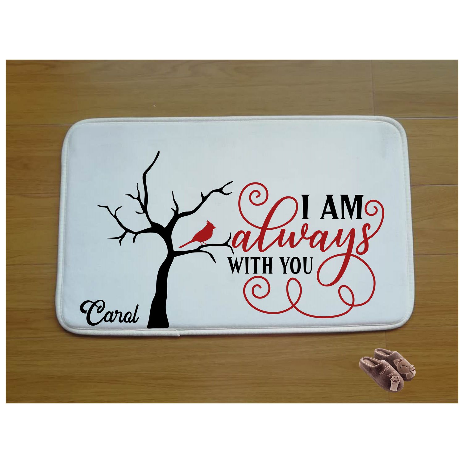 Christian Prayer Mat with Name |Religious Gift| Monogrammed Gift| Custom Church Gift| Blessing Mat| Prayer Room Accessory |Bedside Mat| Christian Comfort Gift| Faith-Inspired Home Decor