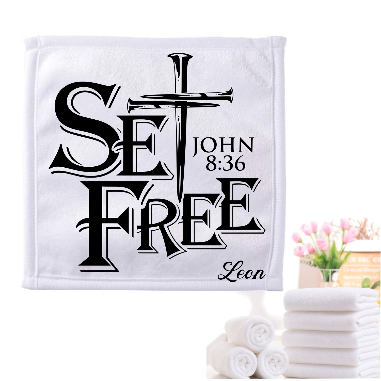 Personalized Scripture Towels| Personalized Religious Towels| Custom Faith-Based Towels| Biblical Towels| Church Towels with Quotes| Ministry Towels| Prayer Towels| Pillow Towels| Christian Towels