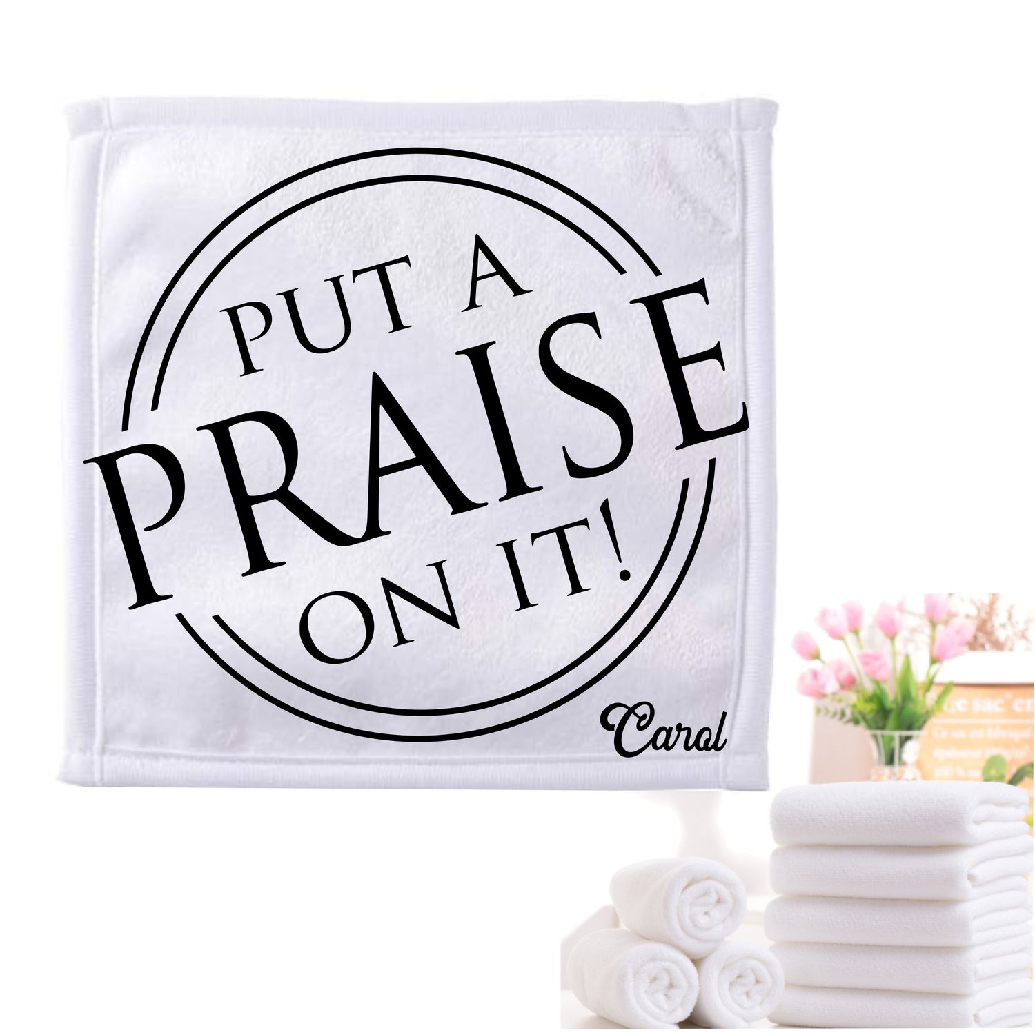 Personalized Scripture Towels| Personalized Religious Towels| Custom Faith-Based Towels| Biblical Towels| Church Towels with Quotes| Ministry Towels| Prayer Towels| Pillow Towels| Christian Towels