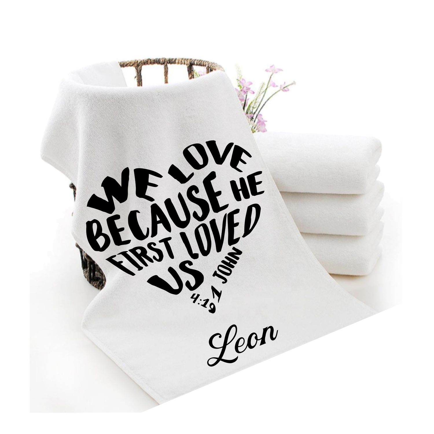 Personalized Scripture Towels| Personalized Religious Towels| Custom Faith-Based Towels| Biblical Towels| Church Towels with Quotes| Ministry Towels| Prayer Towels| Pillow Towels| Christian Towels