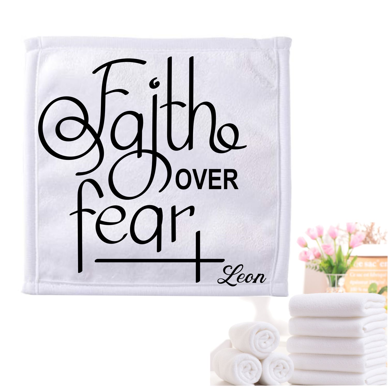 Personalized Scripture Towels| Personalized Religious Towels| Custom Faith-Based Towels| Biblical Towels| Church Towels with Quotes| Ministry Towels| Prayer Towels| Pillow Towels| Christian Towels
