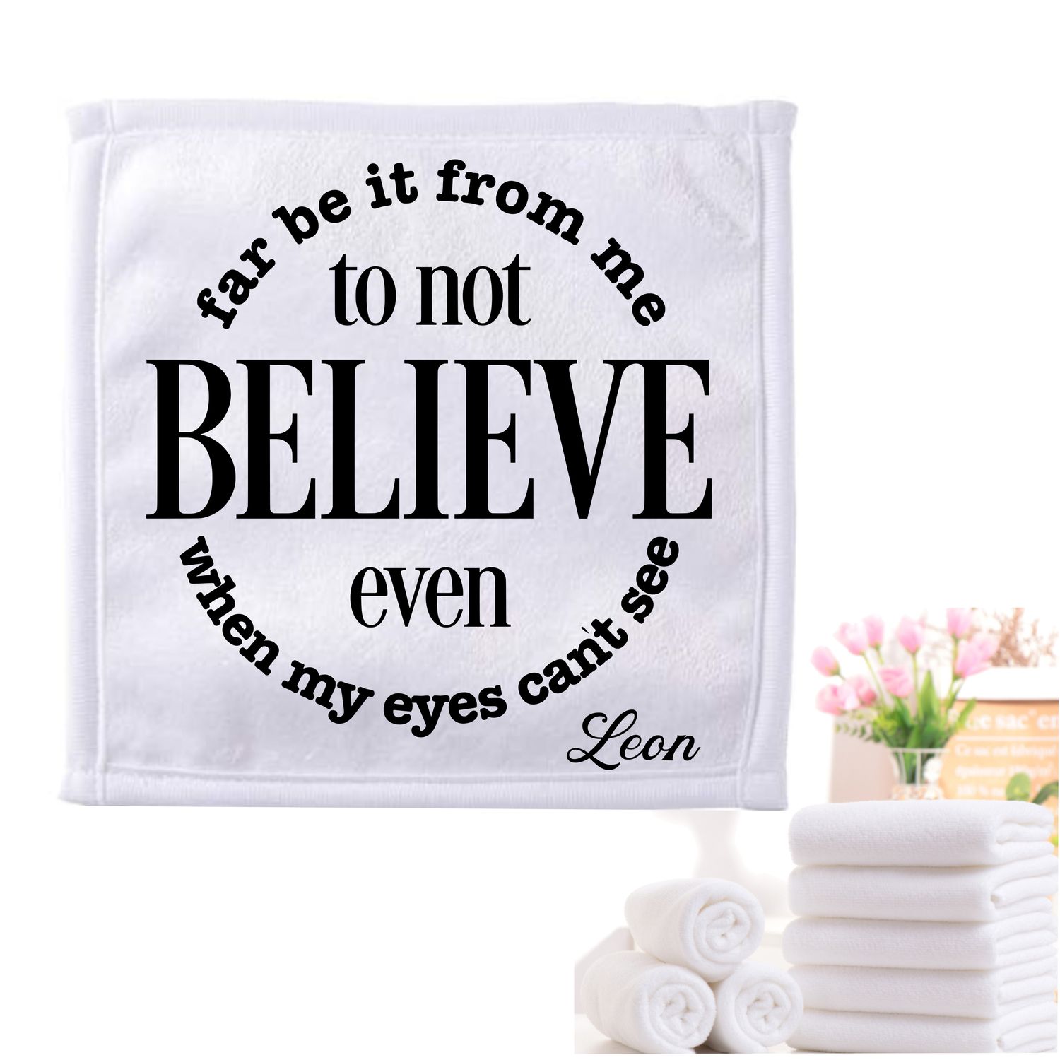 Personalized Scripture Towels| Personalized Religious Towels| Custom Faith-Based Towels| Biblical Towels| Church Towels with Quotes| Ministry Towels| Prayer Towels| Pillow Towels| Christian Towels