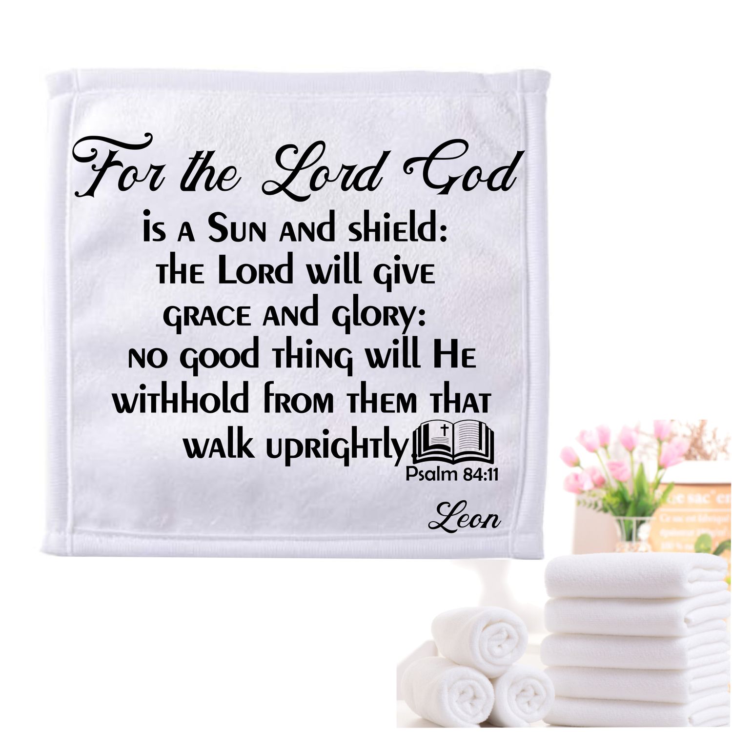 Personalized Scripture Towels| Personalized Religious Towels| Custom Faith-Based Towels| Biblical Towels| Church Towels with Quotes| Ministry Towels| Prayer Towels| Pillow Towels| Christian Towels