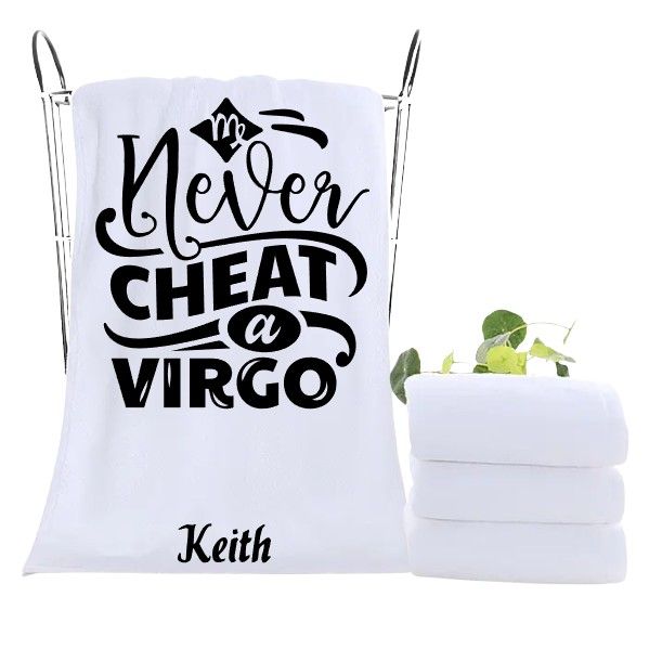 Monogrammed Towels| Luxury Personalized Birthday Towels| Family Towels| Personalized Hand Towels| Custom Beach Towels| Personalized Bath Towels| Beach &amp; Pool Party Gift| Birth Sign Gift| Zodiac Sign