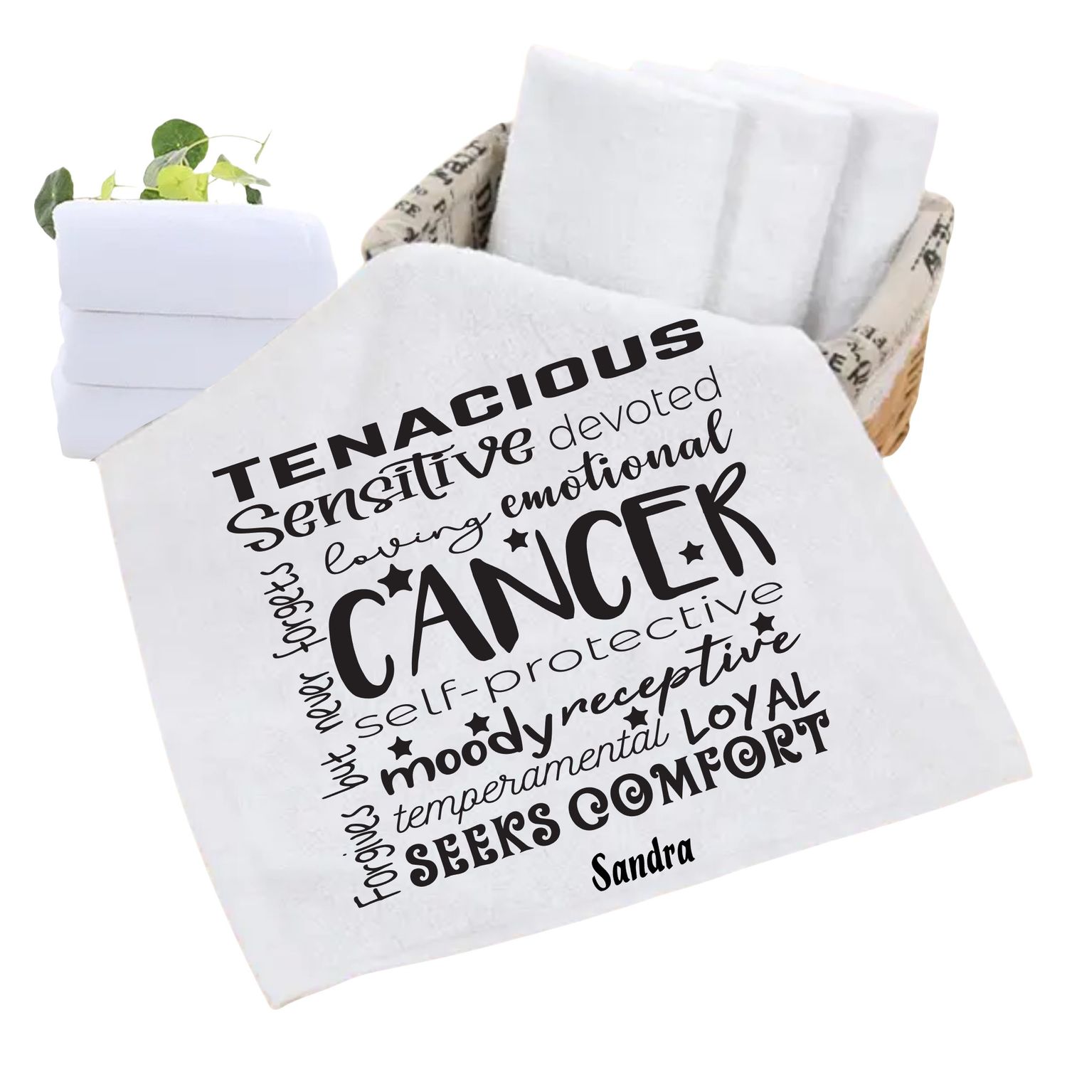 Monogrammed Towels| Luxury Personalized Birthday Towels| Family Towels| Personalized Hand Towels| Custom Beach Towels| Personalized Bath Towels| Beach &amp; Pool Party Gift| Birth Sign Gift| Zodiac Sign