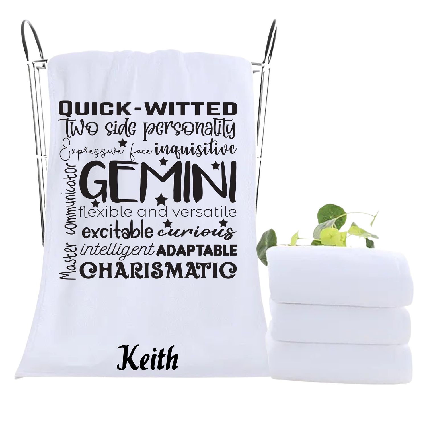 Monogrammed Towels| Luxury Personalized Birthday Towels| Family Towels| Personalized Hand Towels| Custom Beach Towels| Personalized Bath Towels| Beach &amp; Pool Party Gift| Birth Sign Gift| Zodiac Sign