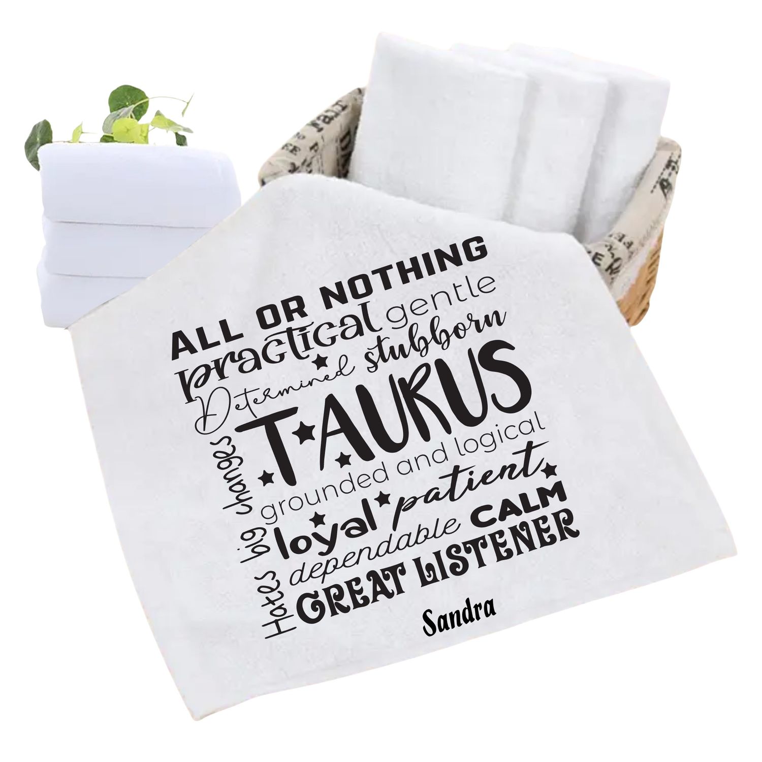Monogrammed Towels| Luxury Personalized Birthday Towels| Family Towels| Personalized Hand Towels| Custom Beach Towels| Personalized Bath Towels| Beach &amp; Pool Party Gift| Birth Sign Gift| Zodiac Sign