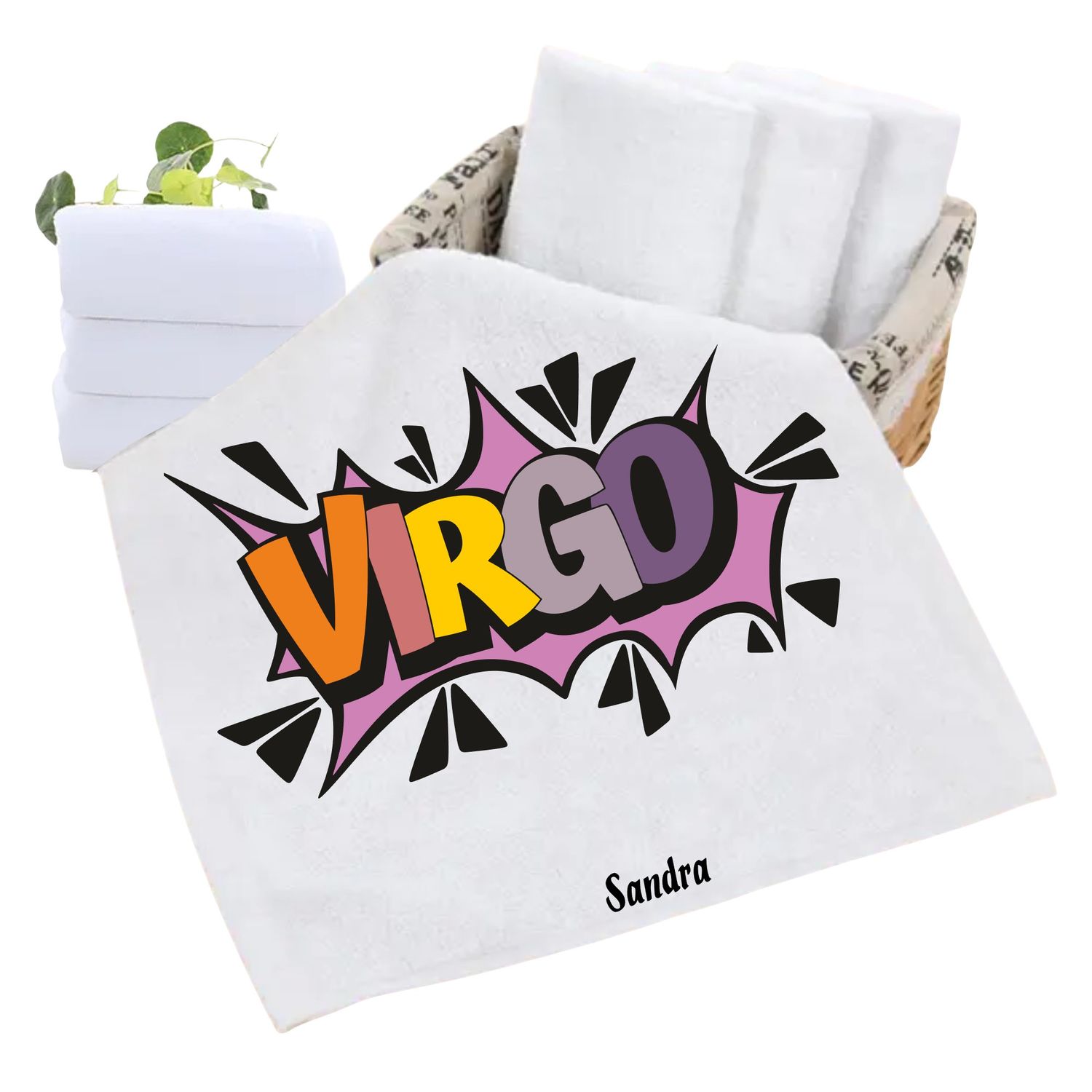Monogrammed Towels| Luxury Personalized Birthday Towels| Family Towels| Personalized Hand Towels| Custom Beach Towels| Personalized Bath Towels| Beach &amp; Pool Party Gift| Birth Sign Gift| Zodiac Sign